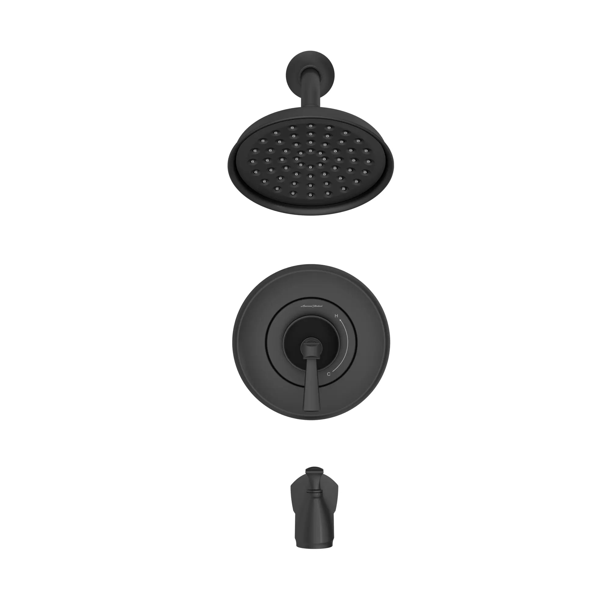 Glenmere 1.8 gpm/6.8 L/min Tub and Shower Trim Kit With Water-Saving Showerhead, Double Ceramic Pressure Balance Cartridge With Lever Handle — thumbnail 2